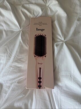 Lange Le Vite Ceramic Straightening Brush - Pink new